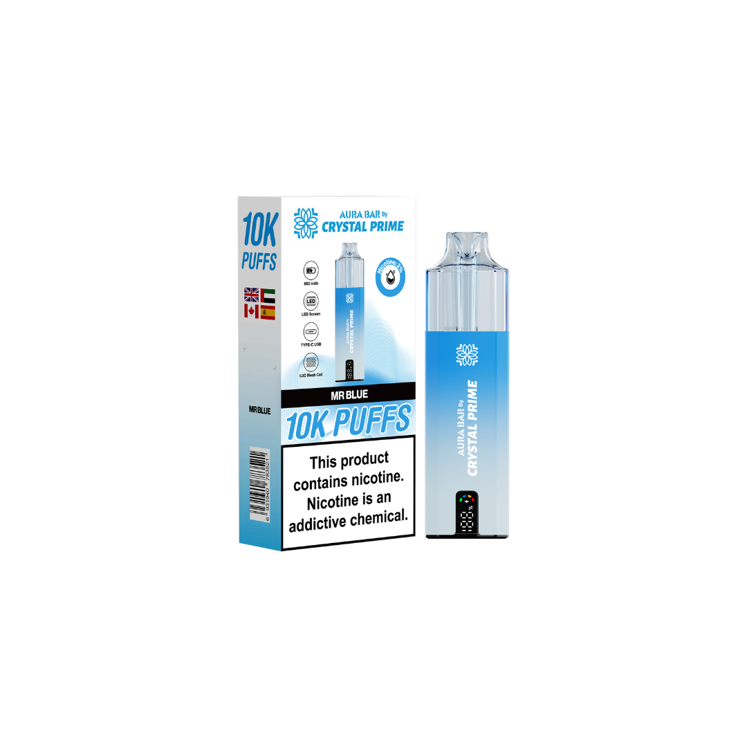 Crystal Prime 10k Prefilled Pod Kit (Box of 5)