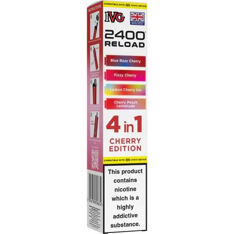 IVG 2400 Reload 4-in-1 Multi Flavour Prefilled Vape Pods