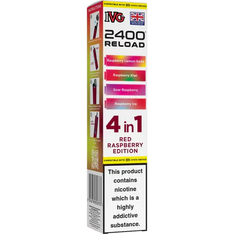 IVG 2400 Reload 4-in-1 Multi Flavour Prefilled Vape Pods