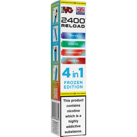 IVG 2400 Reload 4-in-1 Multi Flavour Prefilled Vape Pods