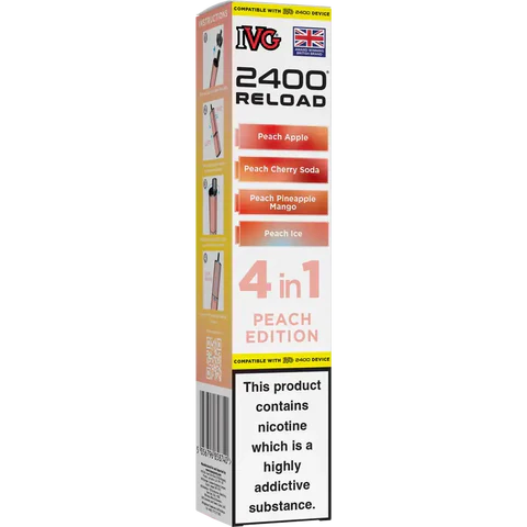 IVG 2400 Reload 4-in-1 Multi Flavour Prefilled Vape Pods